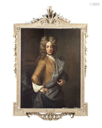 Attributed to Michael Dahl the Younger (Stockholm circa 1659-1743 London) Portrait of a gentleman...