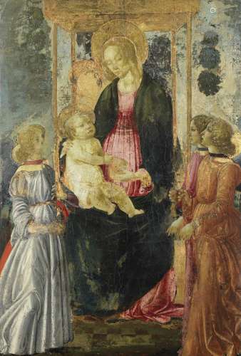 Gherardo di Giovanni (Florence 1446-circa 1497) The Madonna and Child with Angels