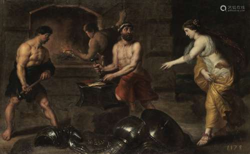 Vincent Malo the Elder (Cambrai 1600-1650 Rome) Venus in the forge of Vulcan