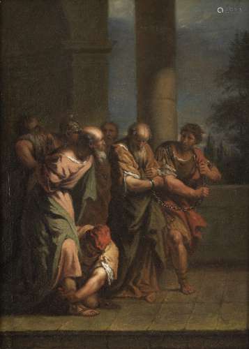 Follower of Sebastiano Ricci (Belluno 1659-1734 Venice) The Arrest of the Elders