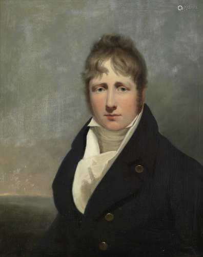 Circle of Sir Henry Raeburn R.A. (Stockbridge 1756-1823 Edinburgh) Portrait of a gentleman tradit...