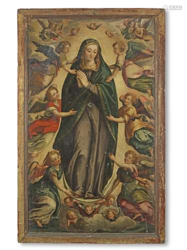 Attributed to Bernardo Bitti (Camerino 1548-1610 Lima, Peru) The Immaculate Conception