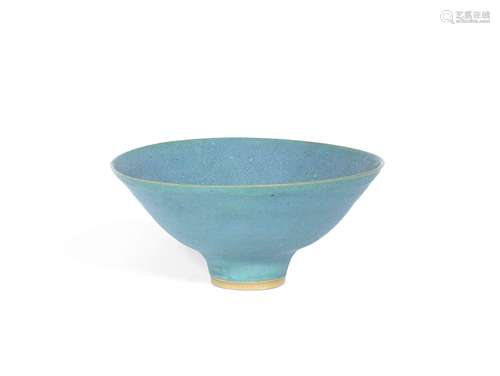 Dame Lucie Rie (British, Austrian 1902-1995) A Stoneware Flaring Footed Bowl, circa 1980