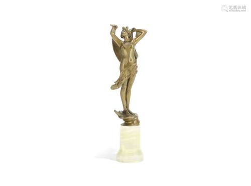 A.Philippe (French) A Patinated Art Nouveau Figure, circa 1900