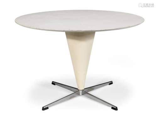 Verner Panton (Danish, 1926-1998) for Plus-Linje A 'Cone' Table, designed 1958