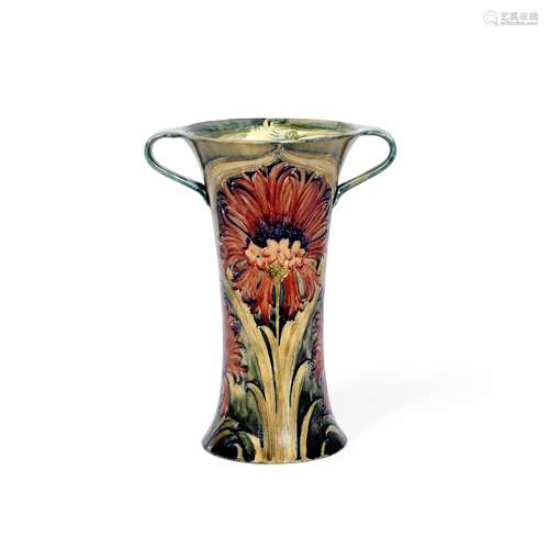 William Moorcroft for MacIntyre A Twin-Handled 'Revived Cornflower' Vase, circa 1912