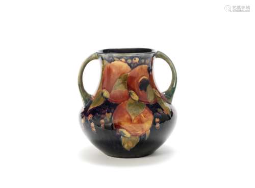 William Moorcroft A Twin-Handled 'Pomegranate' Vase, circa 1916