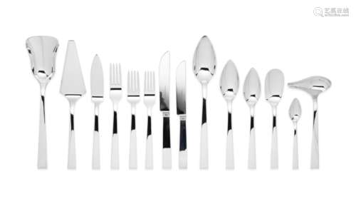 A Modernist German silver flatware service Robbe & Berking