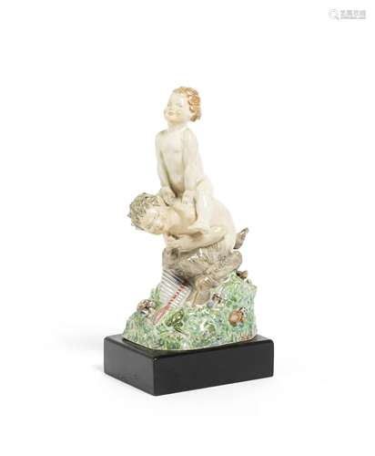 Charles Vyse (British, 1882-1971) 'Leap Frog': A Chelsea Pottery Figure, introduced 1924