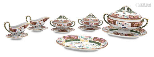 An extensive Ashworth ironstone dinner service Circa 1880