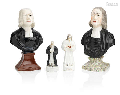 An Enoch Wood bust of the Reverend John Wesley Circa 1830