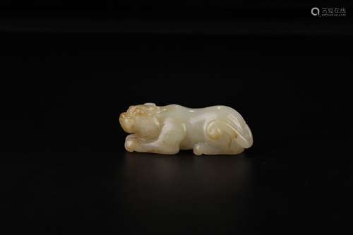 A Chinese Carved Hetian Jade Ornament