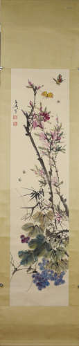 A Chinese Flower&bird Painting, Wang Xuetao Mark