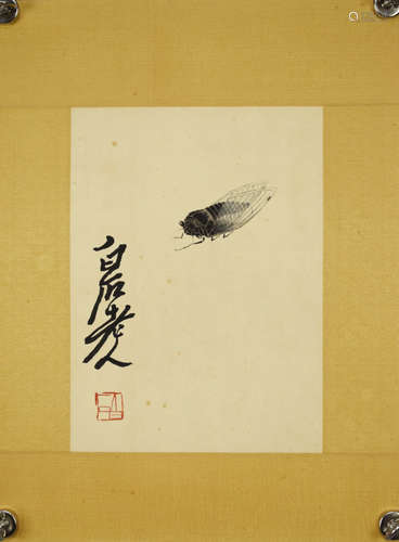 A Chinese Painting, Qi Baishi Mark