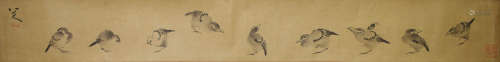 A Chinese Birds Painting, Ba Da Shanren Mark