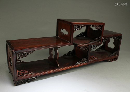 Chinese Hardwood Display Stand