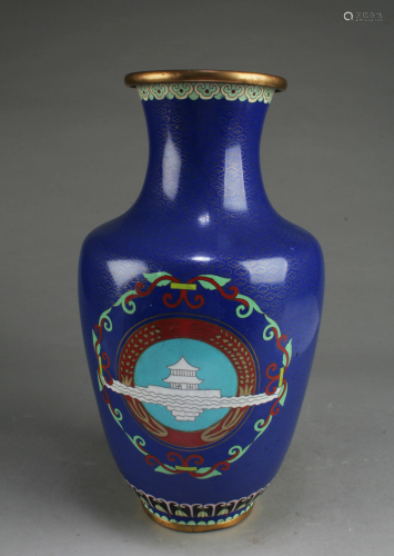 A Cloisonne Vase