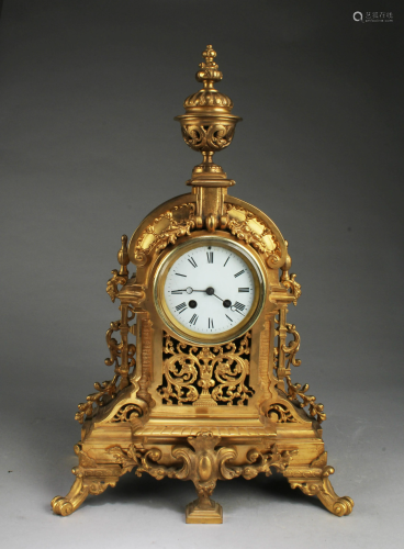 A Western Styled Table Clock