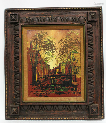 A Framed Oil Painting