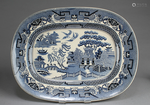 A Western-Styled Porcelain Plate