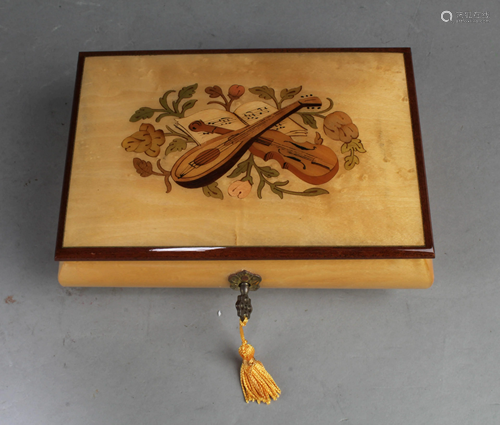 A Wooden Lacquer Musical Box