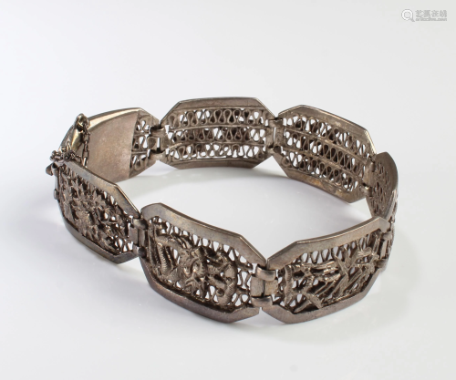 A Silver-Plated Bracelet