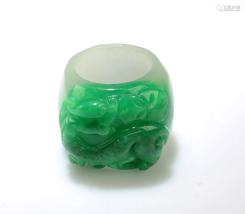 A Jade Archer's Ring