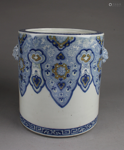 A Porcelain Brushpot