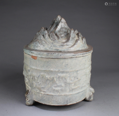 Chinese Porcelain Tripod Container