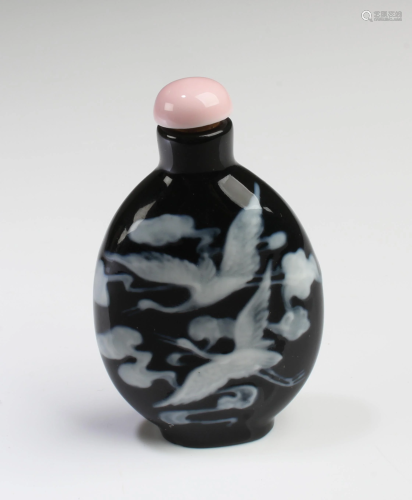 Chinese Peking Glass Snuff Bottle