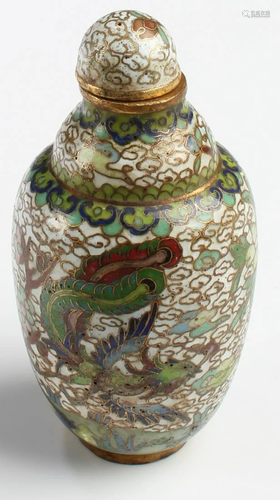 Chinese Cloisonne Snuff Bottle