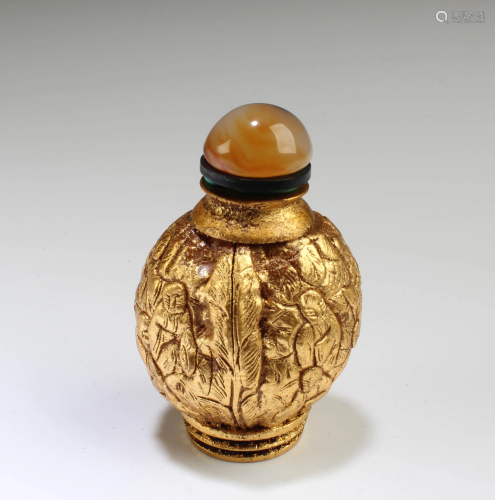 Chinese Cloisonne Snuff Bottle