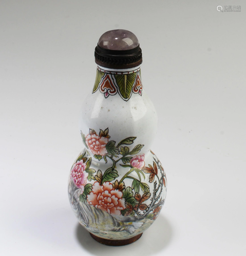 A Cloisonne Snuff Bottle