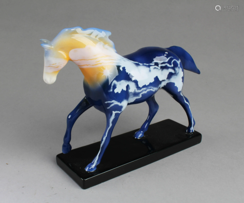 A Glass Horse Figurine