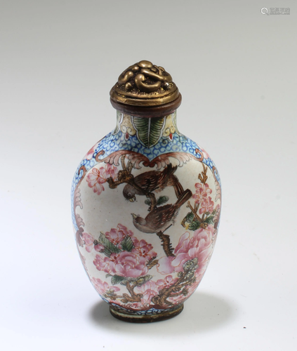 A Cloisonne Snuff Bottle