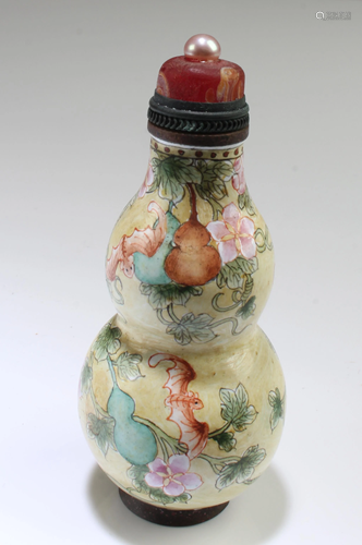 A Cloisonne Snuff Bottle