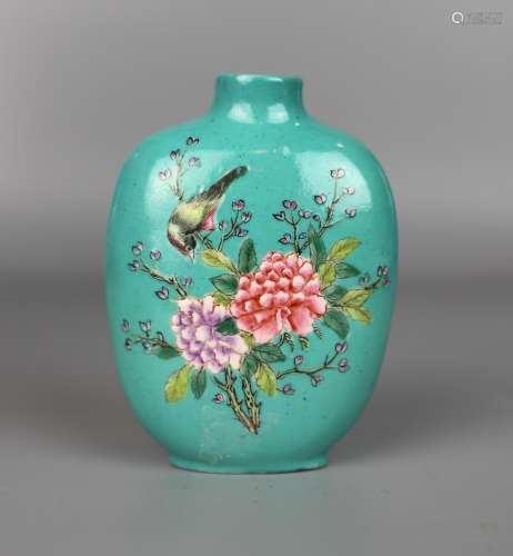 A Chinese Famille Rose Snuff Bottle, Qianlong Mark,