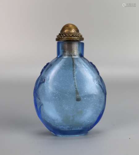 A Chinese Glass Snuff Bottle, Qing Dynasty