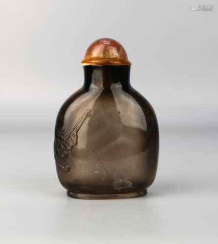 A Chinese Crystal Snuff Bottle, Qing Dynasty