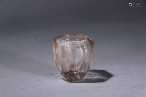 水晶水盂 A Chinese Crystal Water Pot