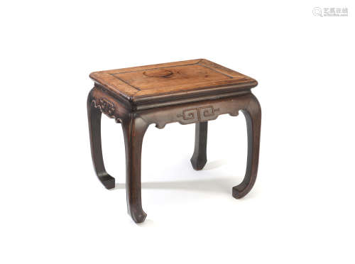 A huanghuali stool Probably 19th century
