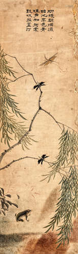 Wang Enhu (Probably Qing Dynasty) Insects and flowers