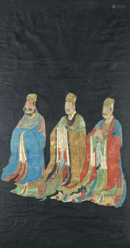 Anonymous (Qing Dynasty) Liu Bei, Guan Yu and Zhang Fei