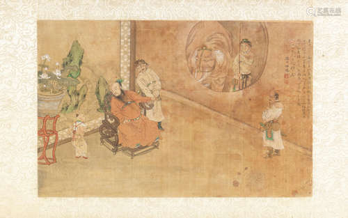 He Peng (18th/19th century) Cao Zhong Weighs an Elephant