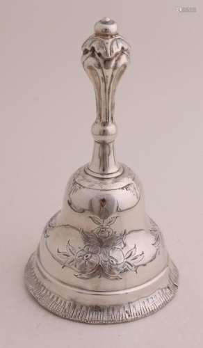Silver table bell, 1867