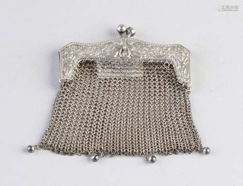 Silver purse