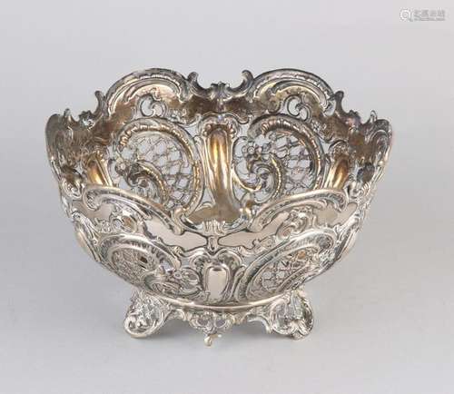 Silver openwork bowl