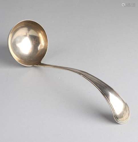 Silver soup ladle