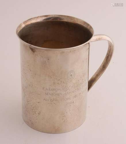 Plated drinking cup, toffee