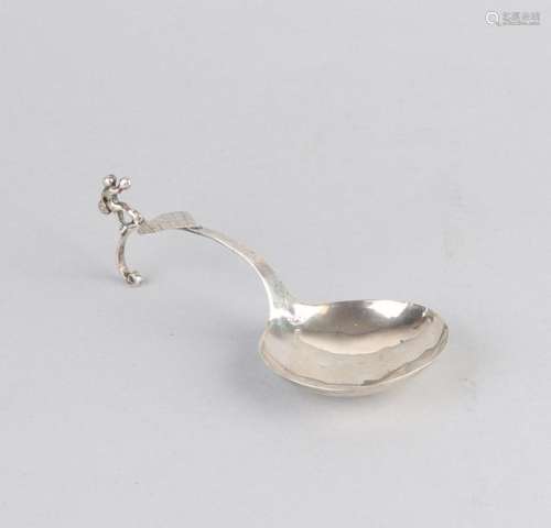 Silver cream spoon
